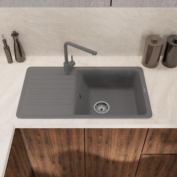 Смеситель GranFest Z-5411 темно-серый