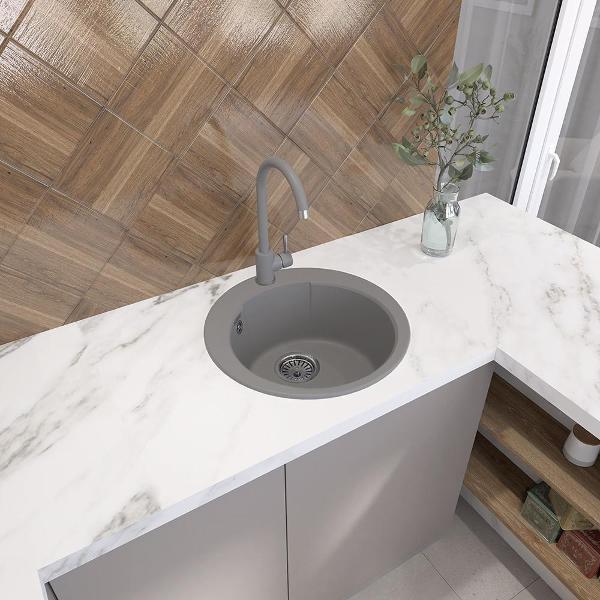 Смеситель GranFest Z-5410 темно-серый