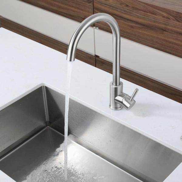 Смеситель GranFest Z-5410 нержавейка