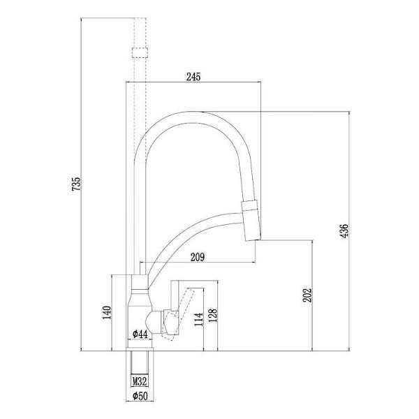 Смеситель Fmark FS8244-S
