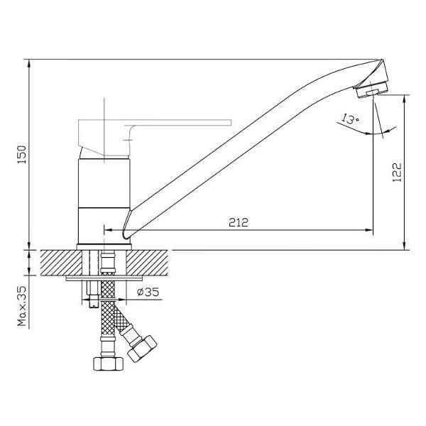 Смеситель ESKO LG 05