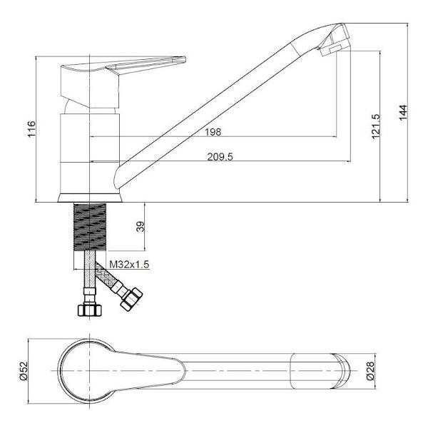 Смеситель VODA BZ05