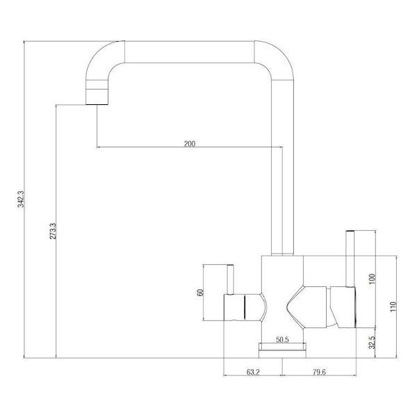 Смеситель VODA FW519