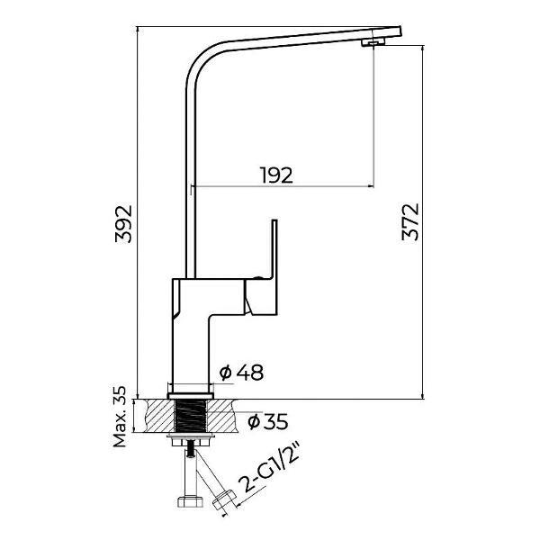 Смеситель KNOTLOR KN-21