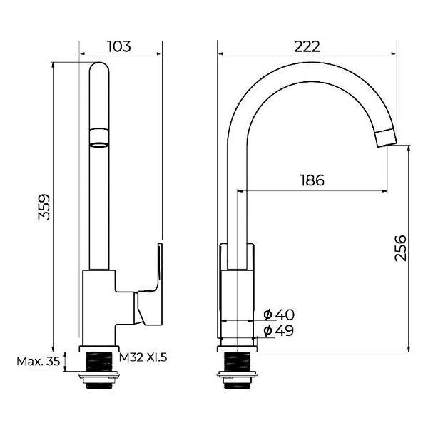 Смеситель KNOTLOR KN-31