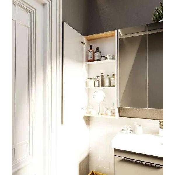 Шкаф для ванной комнаты 1MARKA Gaula 40 Подвесной, цвет Графит У92553