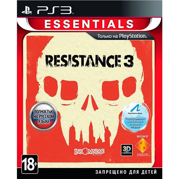 PS3 игра Медиа Resistance 3 (Essentials)
