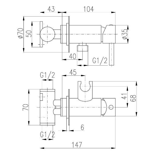 Гигиенический душ Rav Slezak SE843F
