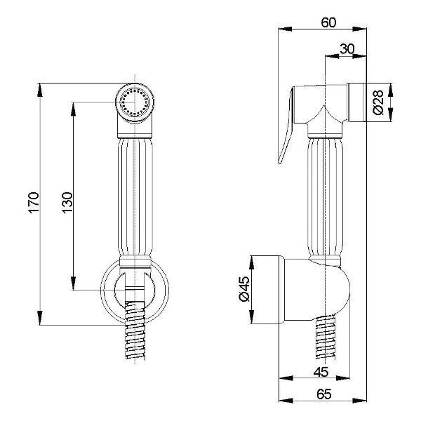 Гигиенический душ D-Lin D61038-A