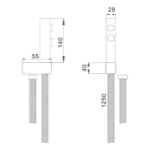 Гигиенический душ D-Lin D61039