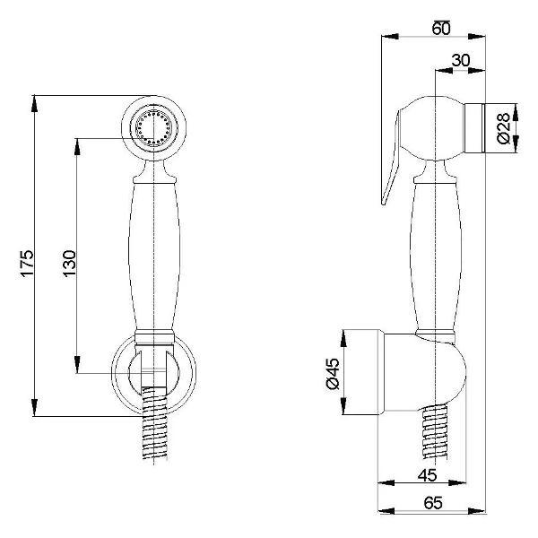 Гигиенический душ D-Lin D61045-A