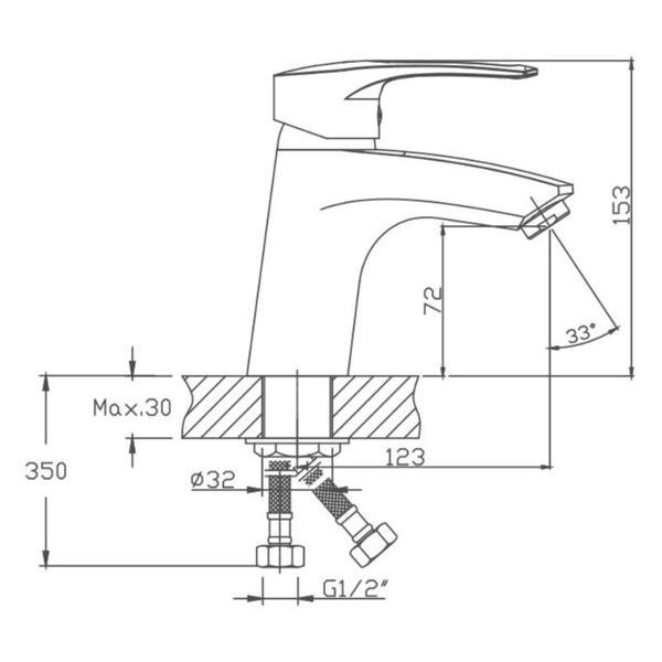 Смеситель Cron CN1066