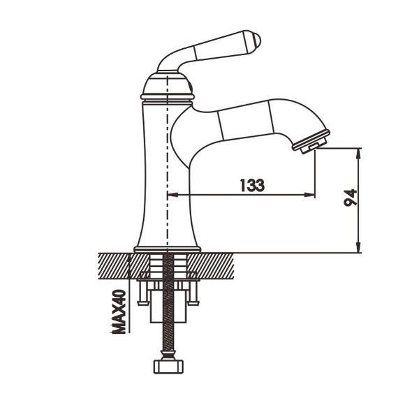 Смеситель Rose R0201E