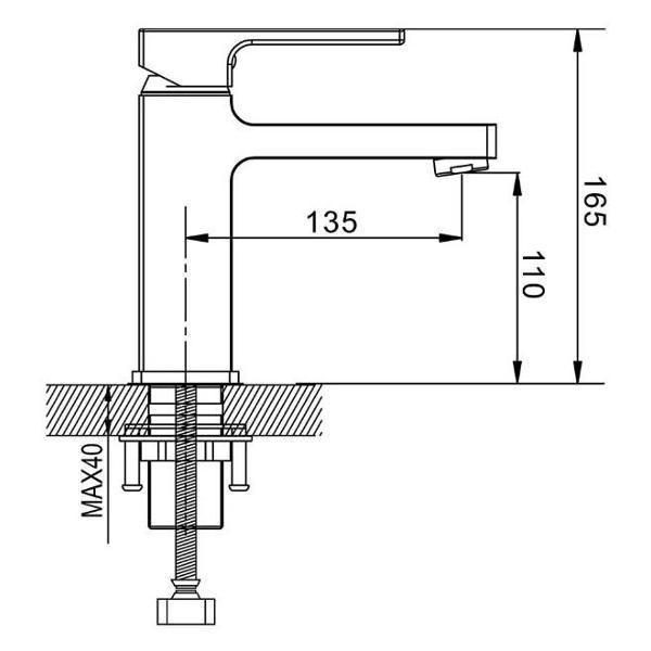 Смеситель Shevanik S8271T