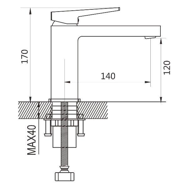 Смеситель Shevanik S8901H-1