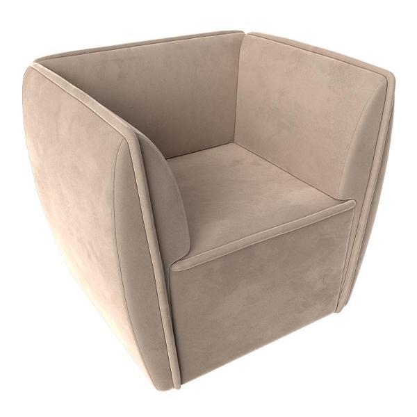 Уголок кухонный Лига Диванов Бергамо, велюр бежевый