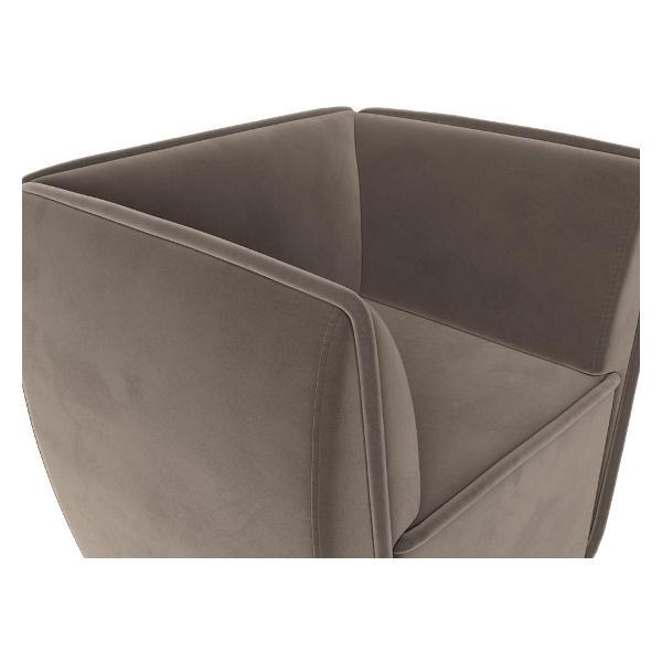 Уголок кухонный Лига Диванов Бергамо, велюр коричневый