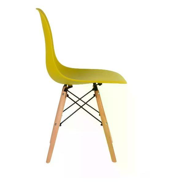 Стул обеденный СтулБержи для кухни Eames, горчичный (комп. 4 шт)