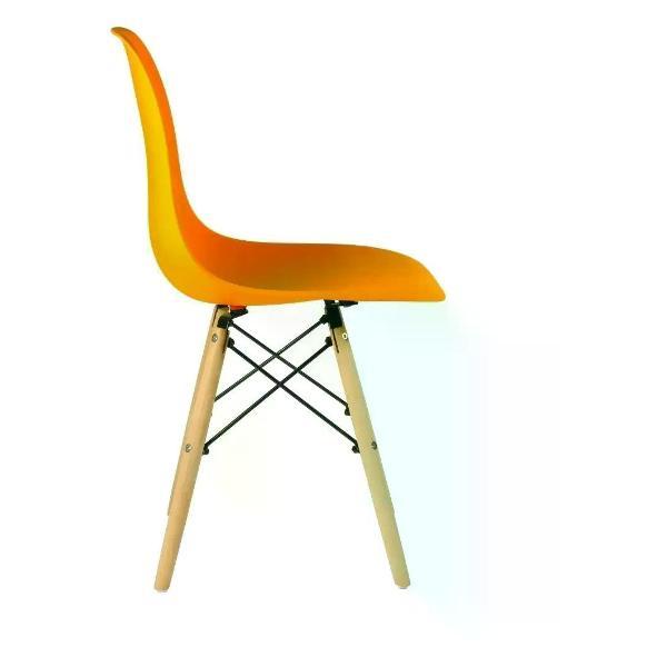 Стул обеденный СтулБержи для кухни Eames, оранжевый (комп. 4 шт)