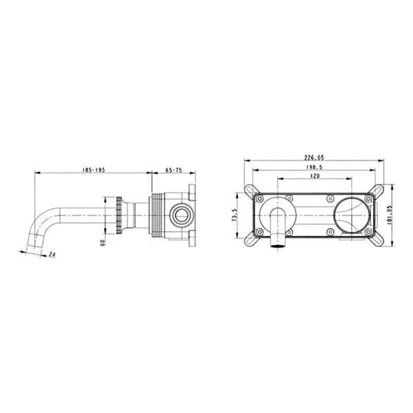 Смеситель Bronze de Luxe 9007W-Y
