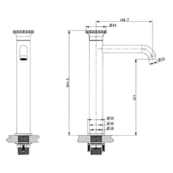 Смеситель Bronze de Luxe 9008GM-Y
