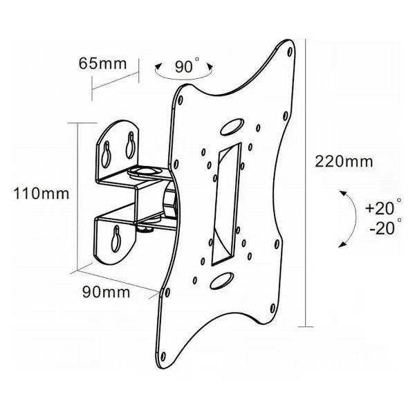 Кронштейн для телевизора Arm Media LCD-201