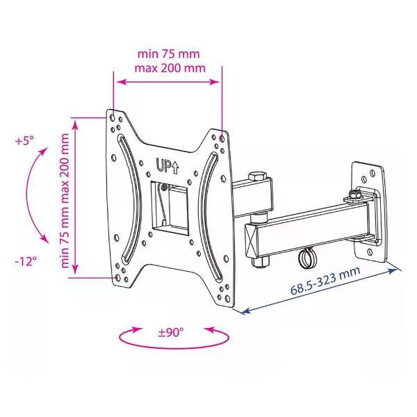 Кронштейн для телевизора Kromax OPTIMA-204