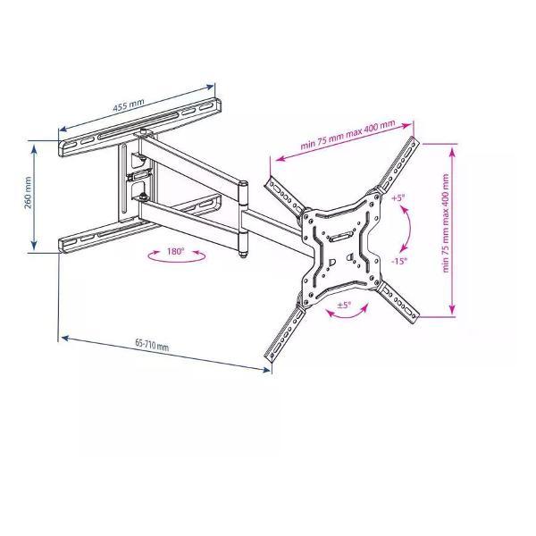 Кронштейн для телевизора Kromax DIX-19