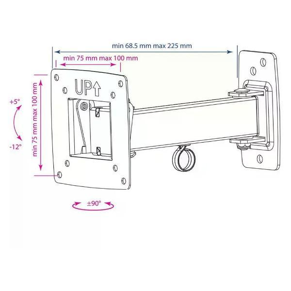 Кронштейн для телевизора Kromax OPTIMA-103