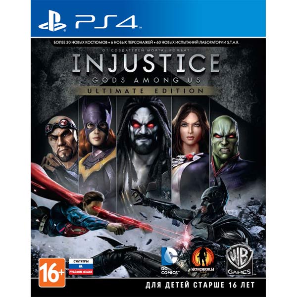 PS4 игра WB Injustice: Gods Among Us Ultimate Edition фото