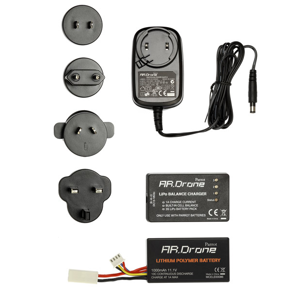 Радиоуправляемый квадрокоптер Parrot AR.Drone 1.0 Blue (PF720022AM)