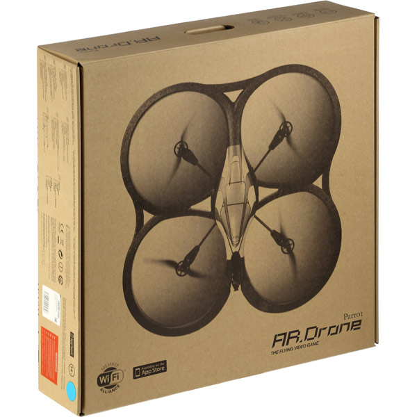 Радиоуправляемый квадрокоптер Parrot AR.Drone 1.0 Blue (PF720022AM)
