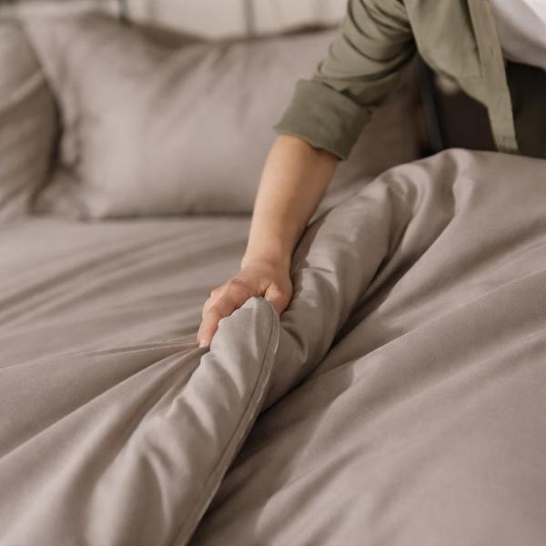 Набор постельного белья Resort Retail из Мако-сатина бежевый