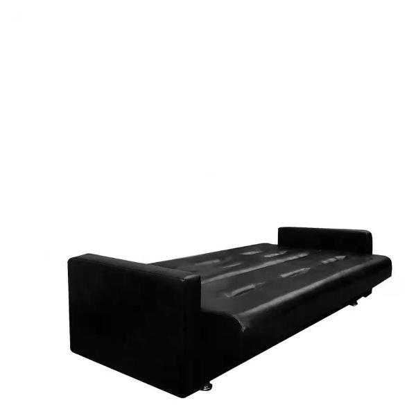 Диван ММ ГРУПП Экокожа черный