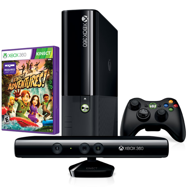 Игровая консоль Xbox 360 Microsoft E 250GB+Kinect+игра Kinect Adventures (5СX-00012) фото