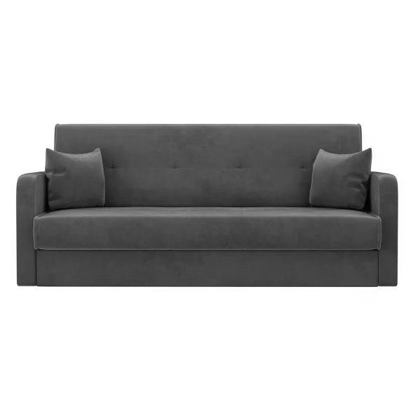 Диван ММ ГРУПП Флок серый