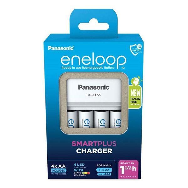 ЗУ для аккумуляторных батарей Panasonic Eneloop K-KJ55MCD40E Smart Charger + 4 AA 2000