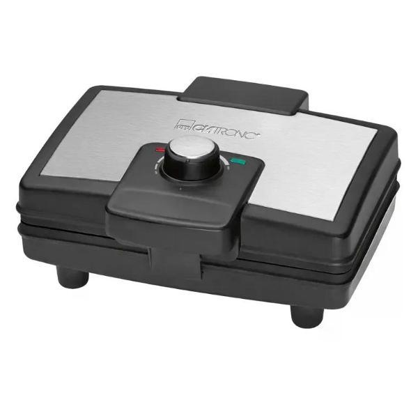 Вафельница CLATRONIC WA 3606 Schwarz Inox