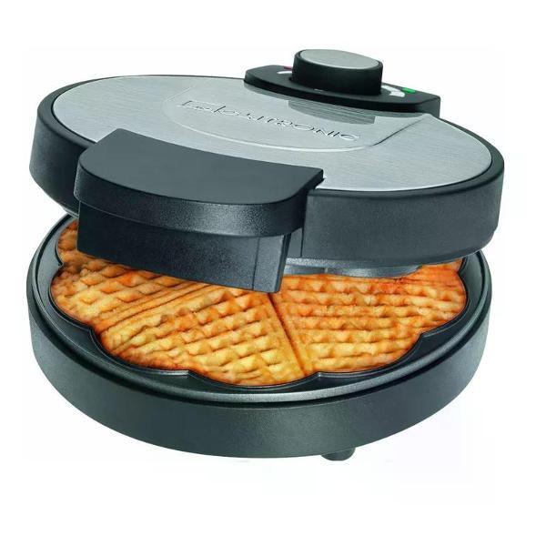 Вафельница CLATRONIC WA 3492 Schwarz Inox