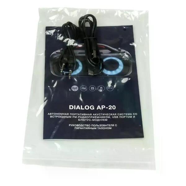 Портативная беспроводная колонка Dialog AP-20