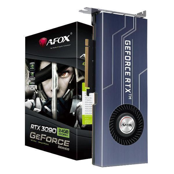 Видеокарта AFOX RTX3090 24GB GDDR6X 384bit 3xDP HDMI BLOWER RTL
