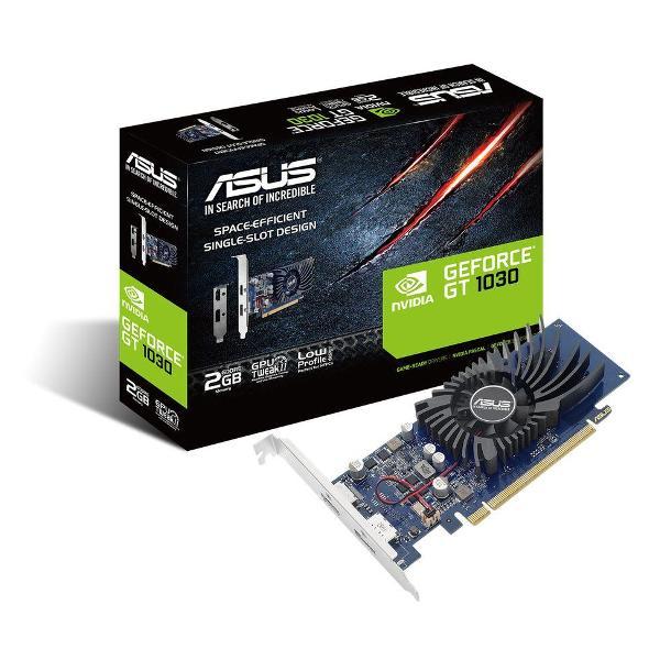 Видеокарта ASUS GT1030 2GB GDDR5 64bit DVI HDMI 1FAN LP RTL {20}