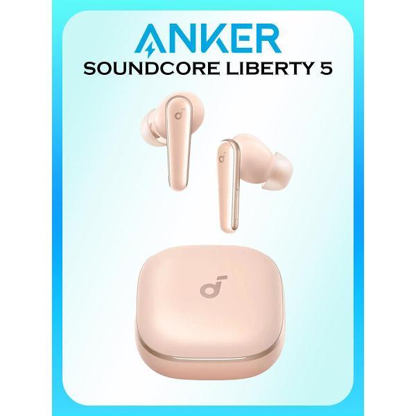 Наушники Bluetooth TWS ANKER SOUNDCORE Liberty 5 Pink фото