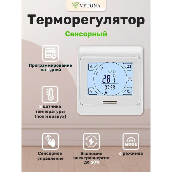 Теплый пол Vetona Mat 1200/8,0 с регулятором P (5156273)