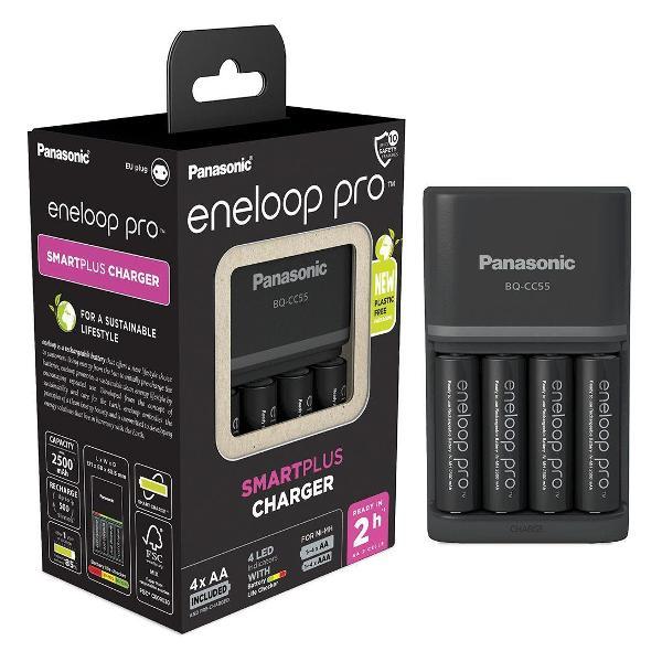 ЗУ для аккумуляторных батарей Panasonic Eneloop K-KJ55HCD40E Smart Charger + 4 AA 2500