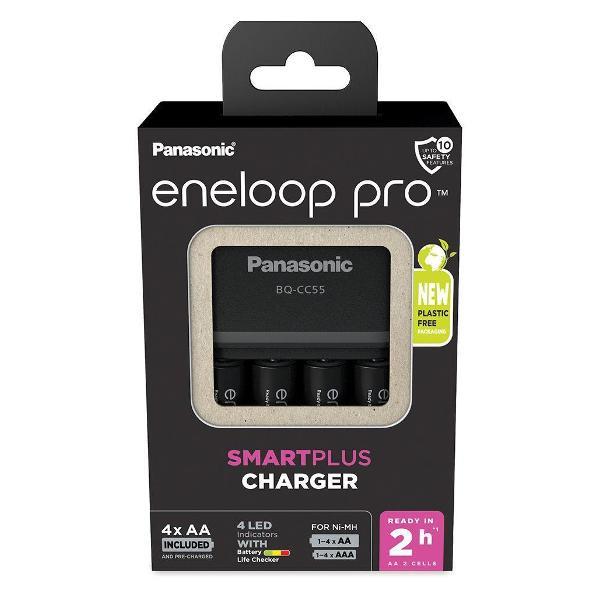 ЗУ для аккумуляторных батарей Panasonic Eneloop K-KJ55HCD40E Smart Charger + 4 AA 2500