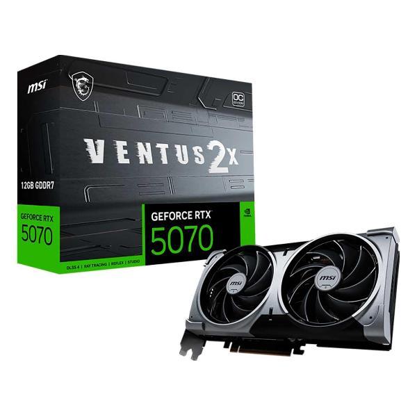 Видеокарта MSI GeForce RTX 5070 12G VENTUS 2X OC