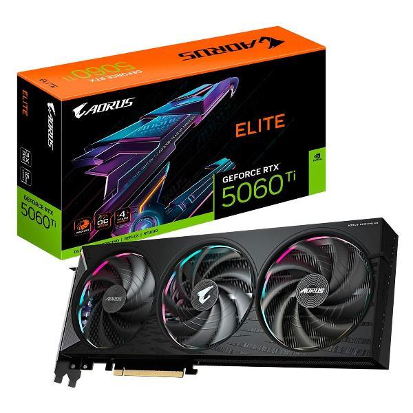 Видеокарта GIGABYTE GeForce RTX 5060 Ti ELITE 16GB