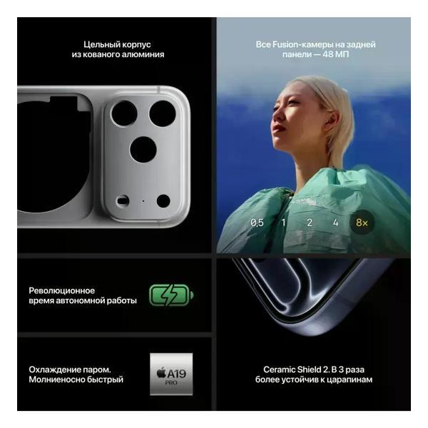 Смартфон Apple iPhone 17 Pro Max 1TB Orange eSIM(без RuStore)