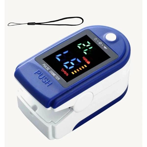 Пульсометр WJB для измерения кислорода и пульса, синий